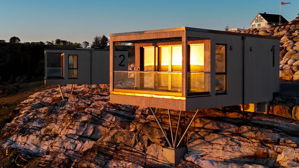 Fjordsuitene i solnedgang
Foto: Jomli Media